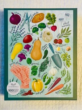1Canoe2 Puzzle, In the Garden Puzzle, Vegetables Puzzle, 500-Piece Jigsaw Puzzle